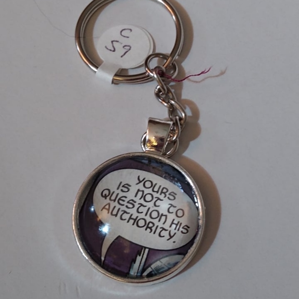 Keychain Comic Sayings Quote Unique Handmade